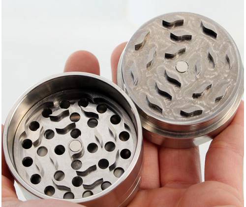 Black Leaf Grinder Τρίφτης Deluxe από Ανοξείδωτο Χάλυβα 49mm-5 Parts - Τιμή: 119,00€