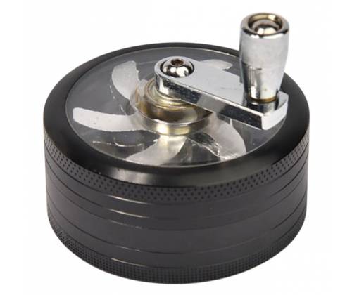 Grinder Metal Grinder 60mm with Cleaning Button - Black 2 Parts -  Price: 11,90€