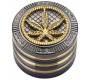 Grinder Bling Leaf 50mm Aluminum - 4 Parts - Price: 19,90€
