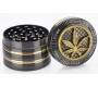 Grinder Bling Leaf 50mm Aluminum - 4 Parts - Price: 19,90€