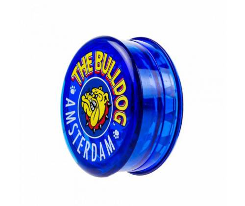 The Bulldog Amsterdam Grinder Διάφανο Πλαστικό Μπλε 60mm - 3 Parts - Τιμή: 5,00€