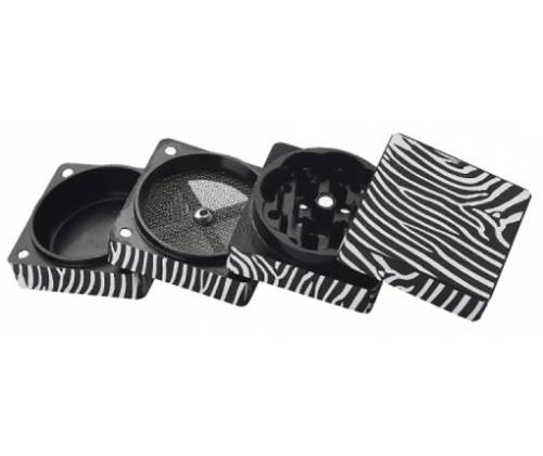 Champ Grinder Τρίφτης Zebra Square - 4 Parts - Τιμή: 22,90€