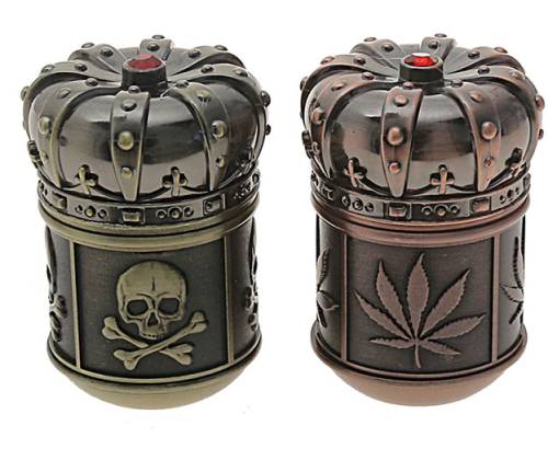 Amsterdam Grinder "Crown" 34mm - 4 parts - Price: 12,50€