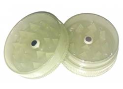 Grinder Τρίφτης Πλαστικός 43mm - 3 Parts (Φωσφορίζει)