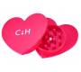 Champ Grinder Τρίφτης Πλαστικός Σχέδιο Καρδιά - 2 Parts Ροζ - Τιμή: 4,80€
