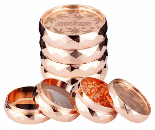 Grinder Super Heroes Rose Gold 53mm - 4 Parts -  Price: 14,90€