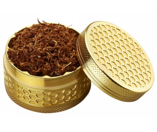Grinder Honeycomb Gold 50mm - 3 Parts -  Price: 14,90€