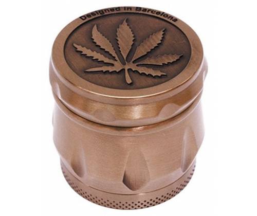 Grinder 43mm Leaf - 4 Parts -  Price: 9,90€