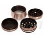 Grinder 43mm Leaf - 4 Parts -  Price: 9,90€