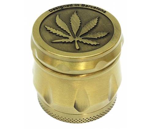 Grinder 43mm Leaf - 4 Parts -  Price: 9,90€
