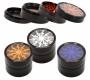 Amsterdam Grinder Lightning Window 63mm - 4 parts (aluminum) JK07MIX -  Price: 19,90€