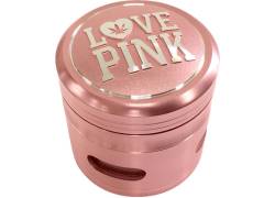 Grinder 63mm Aluminum Love Pink Design - 4 Parts