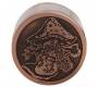 Amsterdam Grinder Shroom 63mm Bronze - 4 parts (aluminum) -  Price: 14,50€