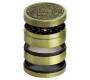 Amsterdam Grinder Shroom 63mm Gold - 4 parts (aluminum) -  Price: 14,50€