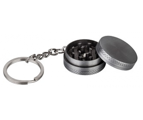Keychain Grinder Mini Metal 30mm - 2 Parts -  Price: 4,20€