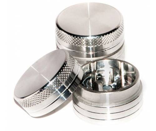 Grinder Τρίφτης Mini Αλουμινίου Ασημί 30mm - 2 Parts - Τιμή: 4,20€