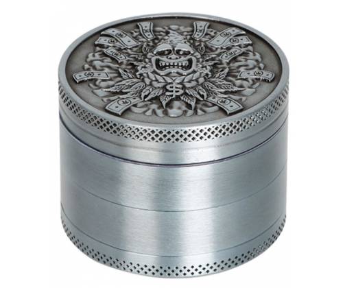 Grinder Metal Grater Mr Joint 50mm «Face»- 4 parts -  Price: 13,50€