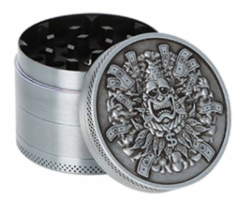 Grinder Metal Grater Mr Joint 50mm «Face»- 4 parts -  Price: 13,50€