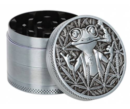 Grinder Metal Grater Mr Joint 50mm «Frog»- 4 parts -  Price: 13,50€