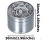 Grinder Τρίφτης Mushroom 60mm Silver - 4 parts - Τιμή: 11,50€