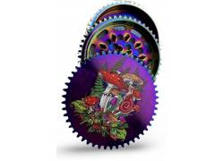 Grinder Τρίφτης 50mm Μεταλλικός Σχέδιο Γρανάζι Mushroom 2 Sprocket - 3 Parts