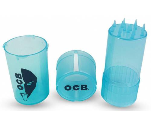 OCB Grinder Plastic MedTainer 2 in 1 with Storage Space - Various Colors -  Price: 3,70€