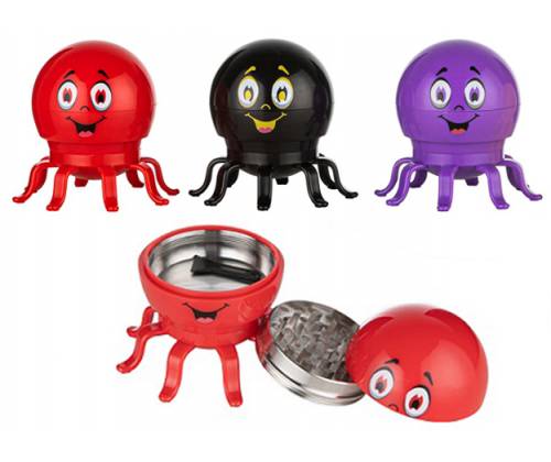 Super Heroes Grinder Τρίφτης Octopus 50mm  - 3 Parts - Τιμή: 7,20€