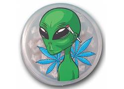 Grinder Τρίφτης Πλαστικός Alien 60mm & Tips - 3 Parts