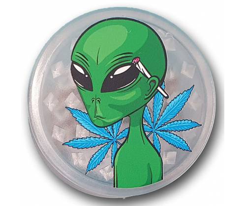 Grinder Τρίφτης Πλαστικός Alien 60mm & Tips - 3 Parts - Τιμή: 2,90€