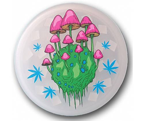 Grinder Plastic Mushrooms 60mm & Tips - 3 Parts -  Price: 3,40€