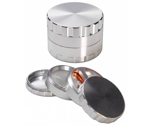 Grinder «Propeler» Metal 62mm Silver - 4 Parts -  Price: 24,50€