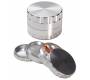Grinder «Propeler» Metal 62mm Silver - 4 Parts -  Price: 24,50€