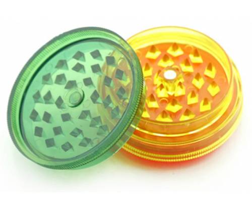 Rasta Grinder Τρίφτης Πλαστικός 60mm - 3 Parts - Τιμή: 2,40€
