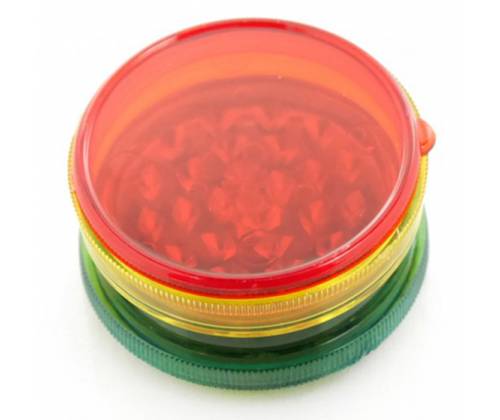Rasta Grinder Τρίφτης Πλαστικός 60mm - 3 Parts - Τιμή: 2,40€