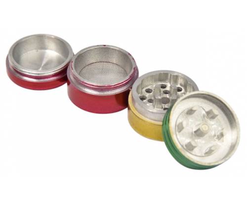 Grinder Τρίφτης Rasta 50mm Aluminium - 4 Parts - Τιμή: 6,50€