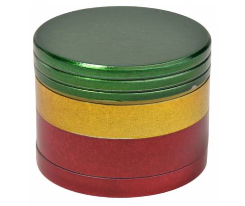 Grinder Metal Reggae Rasta 50mm - 4 Parts -  Price: 7,30€