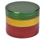 Grinder Metal Reggae Rasta 50mm - 4 Parts -  Price: 7,30€