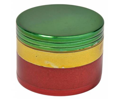 Grinder Metal Reggae Rasta 58mm - 4 Parts -  Price: 7,90€