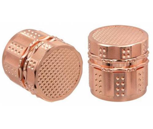 Grinder Τρίφτης Rose Gold 51mm - 4 Parts - Τιμή: 16,50€