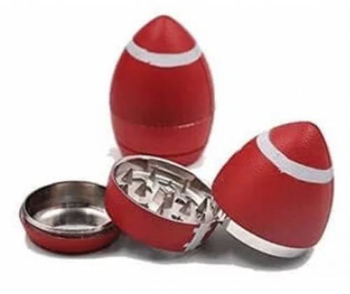 Grinder Metal Rugby Ball 55mm - Red 3 Parts -  Price: 9,90€