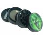 Grinder Τρίφτης Αλουμινίου 40mm Skull Black Green - 4 Parts - Τιμή: 8,90€