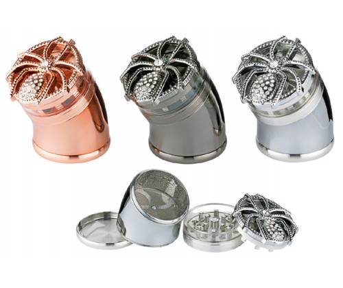 Super Heroes Grinder 70mm Spider with 45° Angle - 4 Parts -  Price: 18,90€