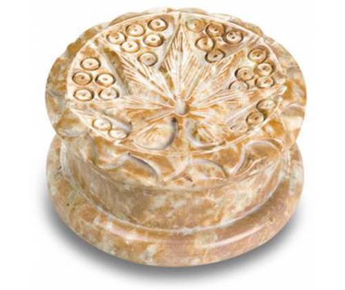 Grinder Τρίφτης από Πέτρα Leaf 56mm - 2 Parts - Τιμή: 9,90€
