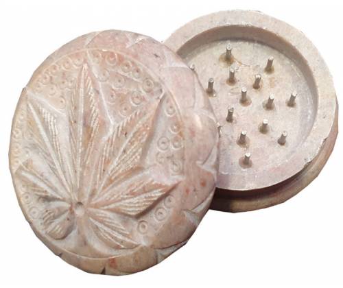 Grinder Τρίφτης από Πέτρα Leaf 56mm - 2 Parts - Τιμή: 9,90€