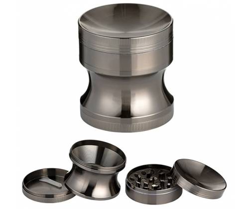 Super Heroes Grinder 60mm Gun Metal - 4 Parts -  Price: 18,90€