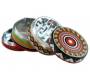 Black Leaf Grinder Aluminum «Totem» 54mm - 4 Parts -  Price: 18,50€