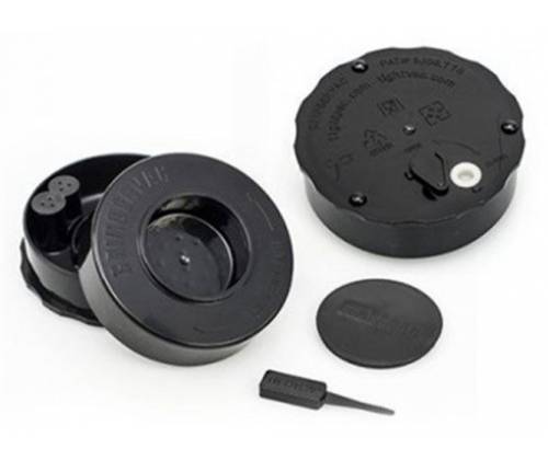 GrinderVac Τρίφτης Πλαστικός 74mm All Black - Κατοχυρωμένο με Δίπλωμα Ευρεσιτεχνίας - Τιμή: 9,90€