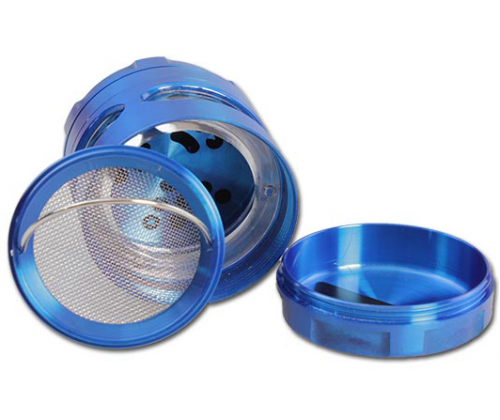 Grinder with Blue Window 56mm - 4 Parts -  Price: 15,90€