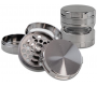 Grinder Τρίφτης με Παράθυρο Ασημί 62mm - 4 Parts - Τιμή: 16,90€
