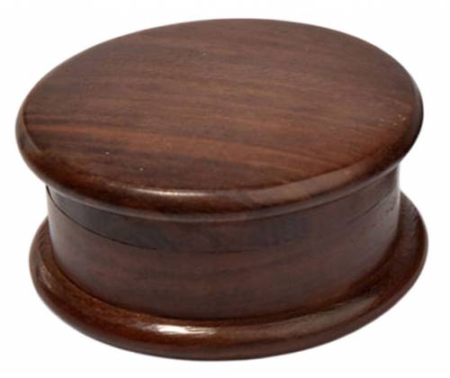 Grinder Τρίφτης Ξύλινος Σκούρο Καφέ Απλός 75mm - 2 Parts - Τιμή: 4,50€